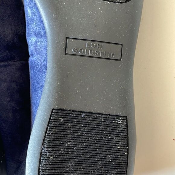 NIB Lori Goldstein Collection Indigo Blue Flats Size 8.5M - Picture 9 of 9